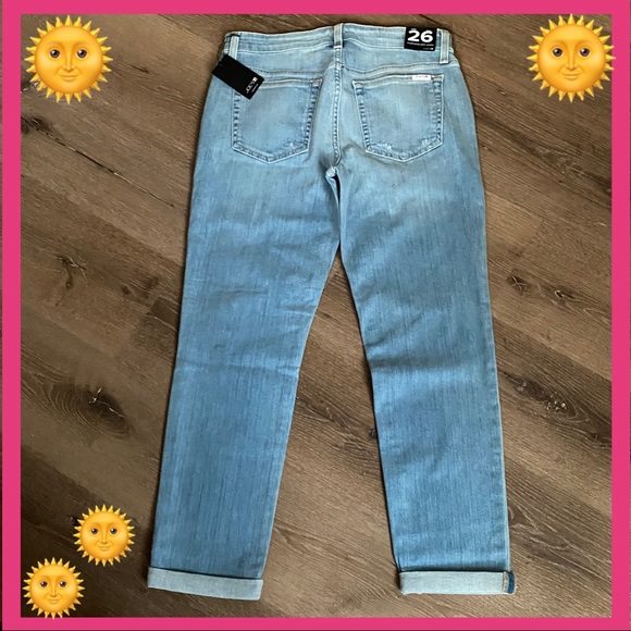 NWT: JOE’S JEANS LIGHT WASH SLIM CROPPED BOYFRIEND JEANS - Picture 4 of 6